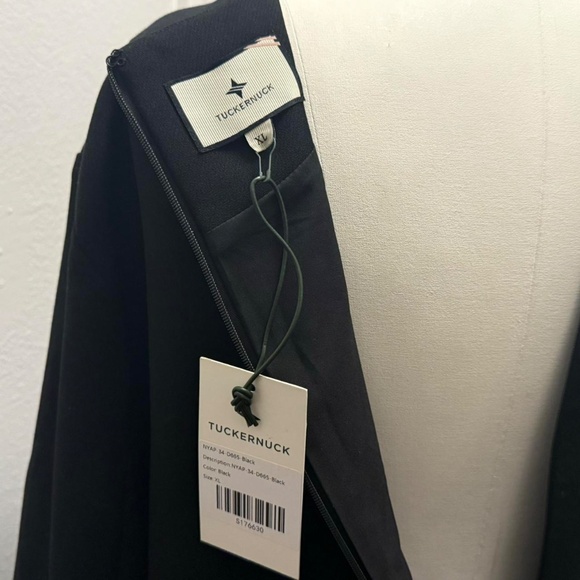 Tuckernuck Black Sheath Mini Dress with Long Sleeves - Picture 4 of 11